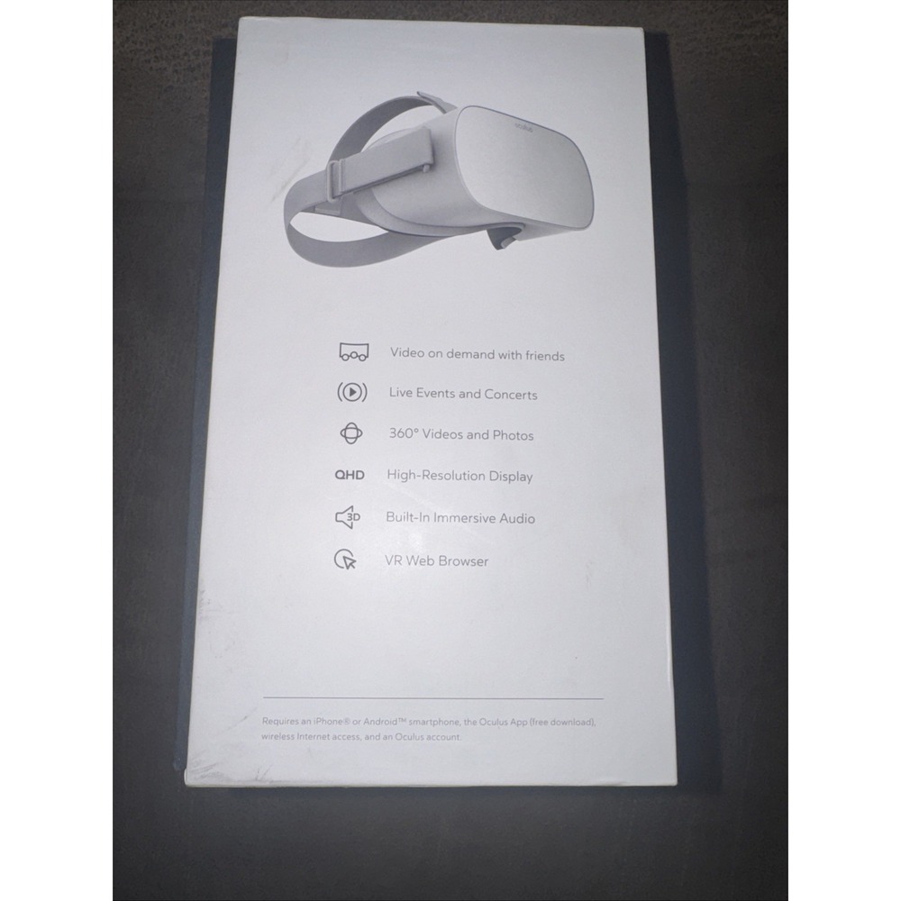 Oculus Go All-In-One VR Headset W/ Controller & Accessories Bundle Working Used - Picture 9 of 11